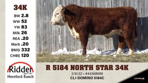 Lot #34K - R 5184 NORTH STAR 34K