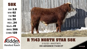 Lot #58K - R 7143 NORTH STAR 58K