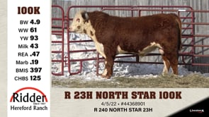 Lot #100K - R 23H NORTH STAR 100K