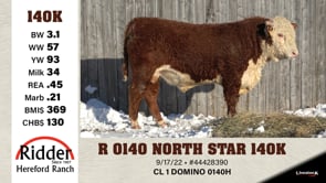 Lot #140K - R 0140 NORTH STAR 140K