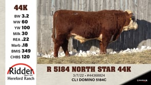 Lot #44K - R 5184 NORTH STAR 44K