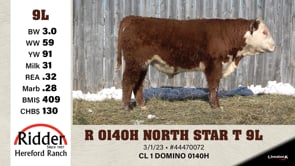 Lot #9L - R 0140H NORTH STAR T 9L