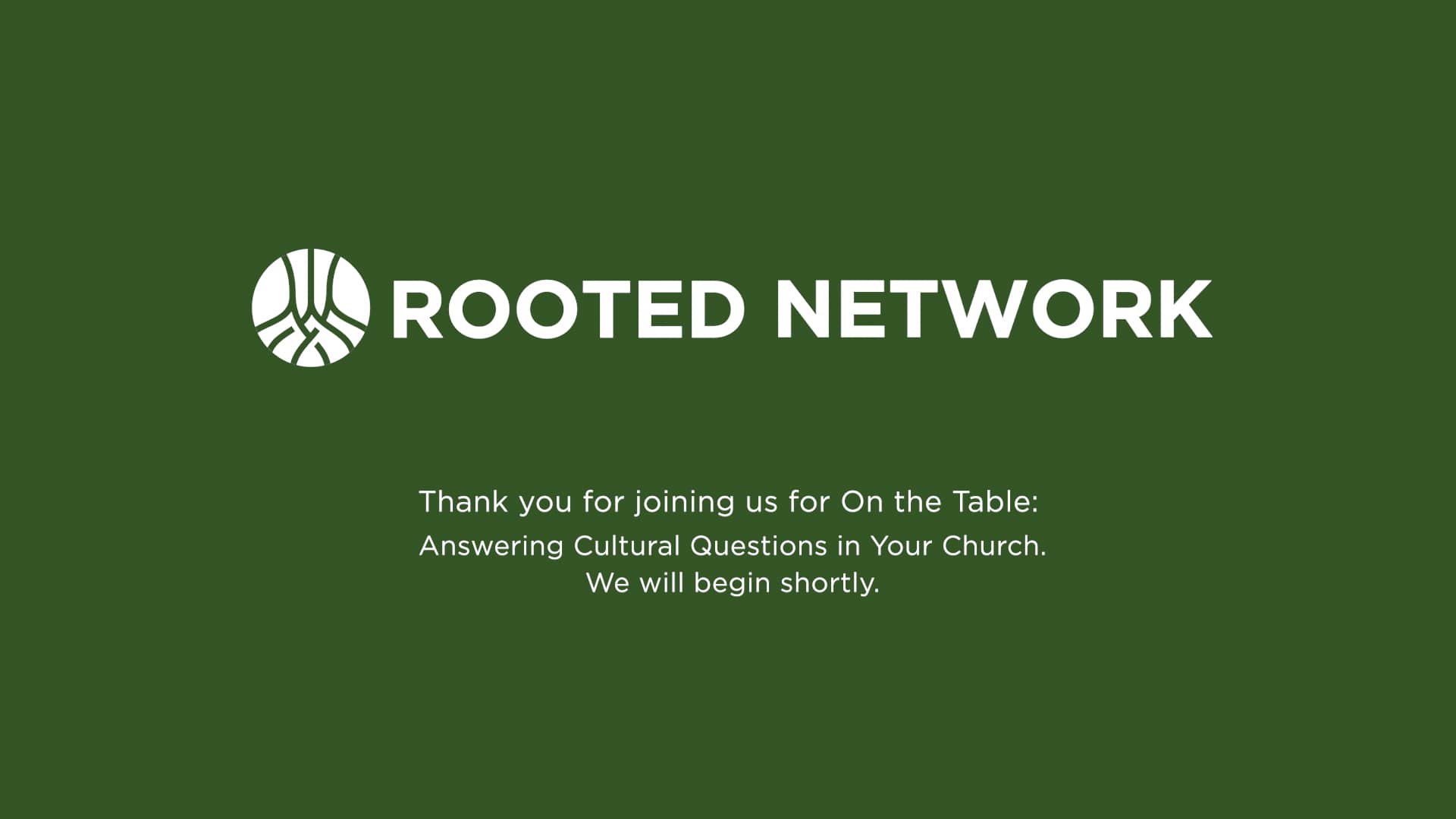 Rooted Network | On The Table Webinar on Vimeo