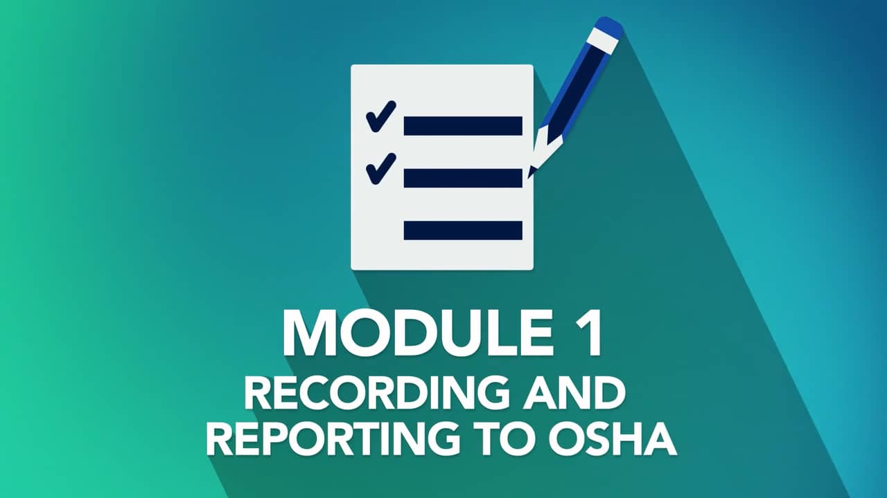 Recording and Reporting to OSHA on Vimeo