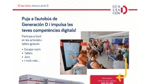 Del 3 al 5 de febrer serà a l'Escala el Bus de la Generació D