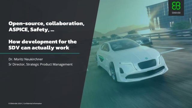 Open-source, collaboration, ASPICE, and safety – how software-defined vehicle development works