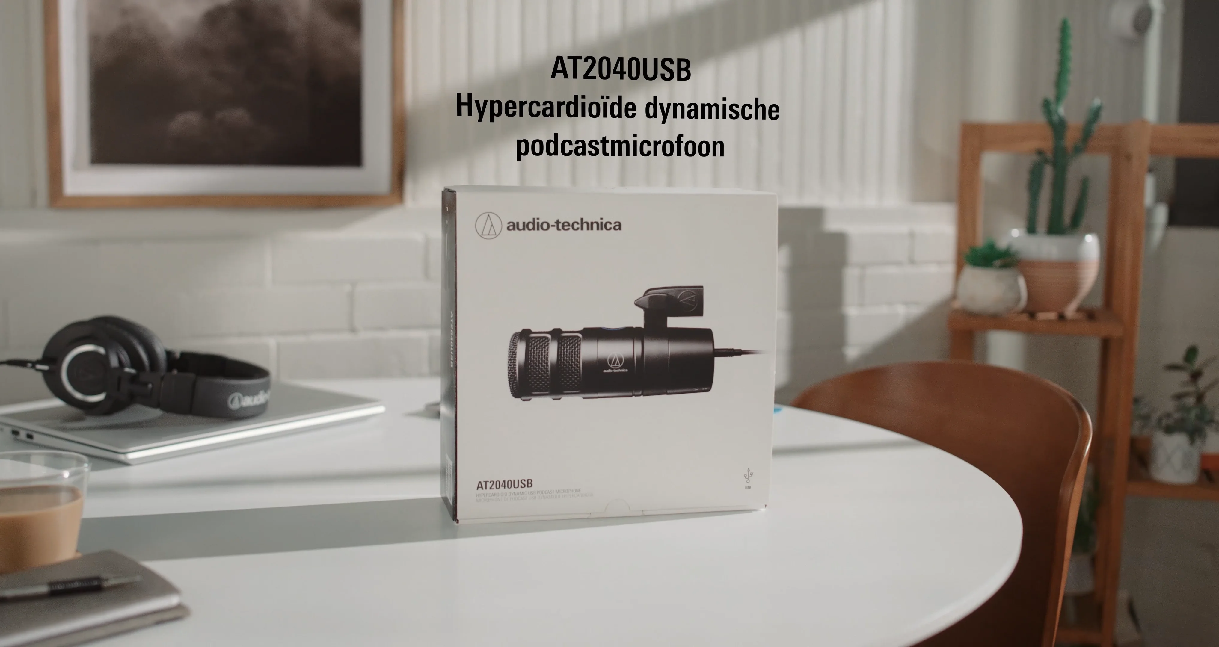 AT2040USB | Hypercardioïde dynamische podcastmicrofoon | Audio