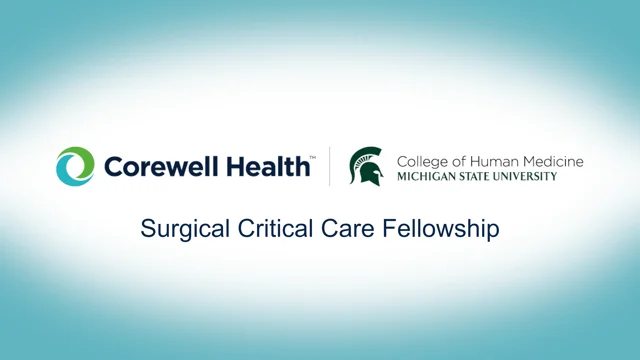 Surgical Critical Care Fellowship