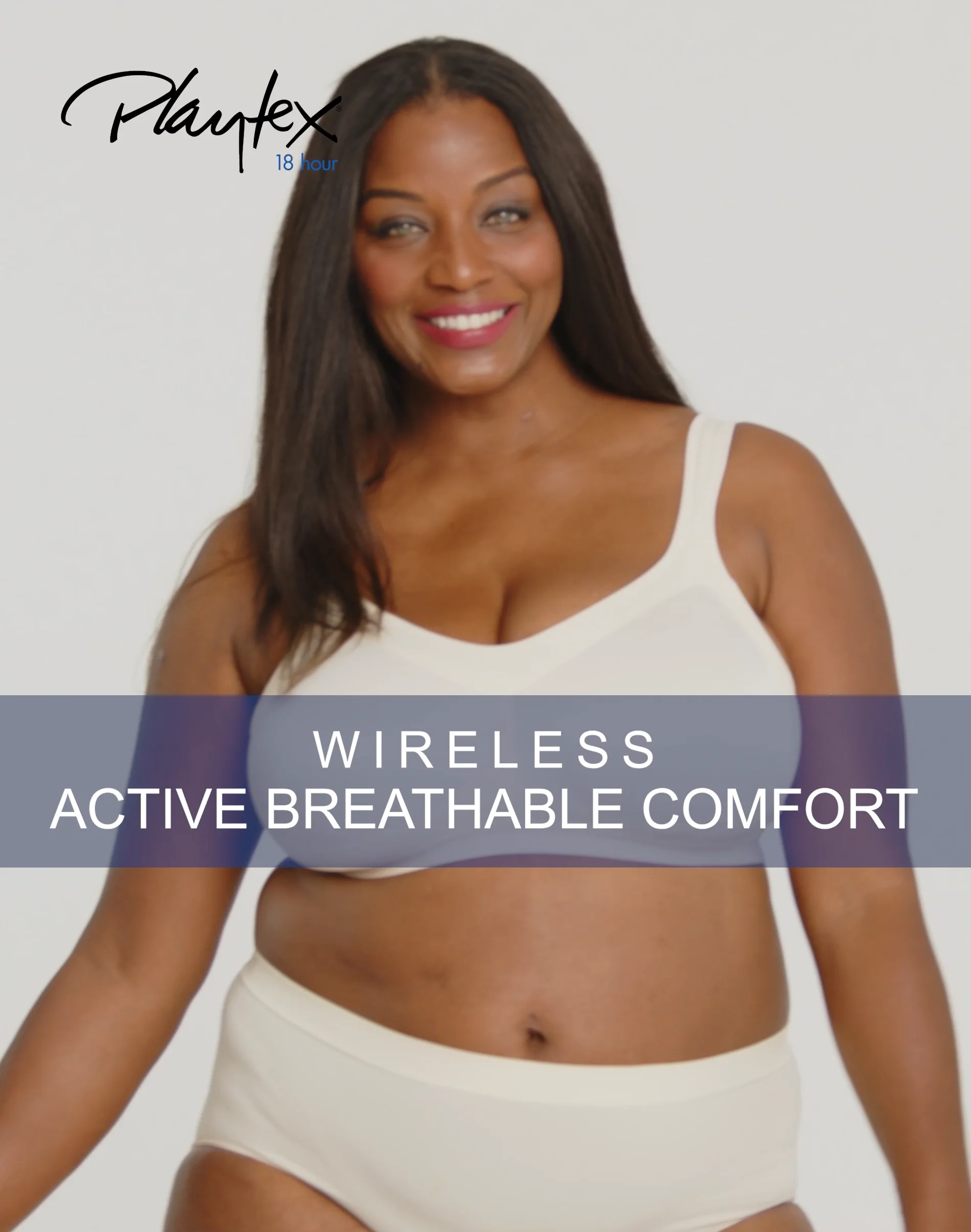 Playtex 18 Hour Active Breathable Comfort Wireless Bra