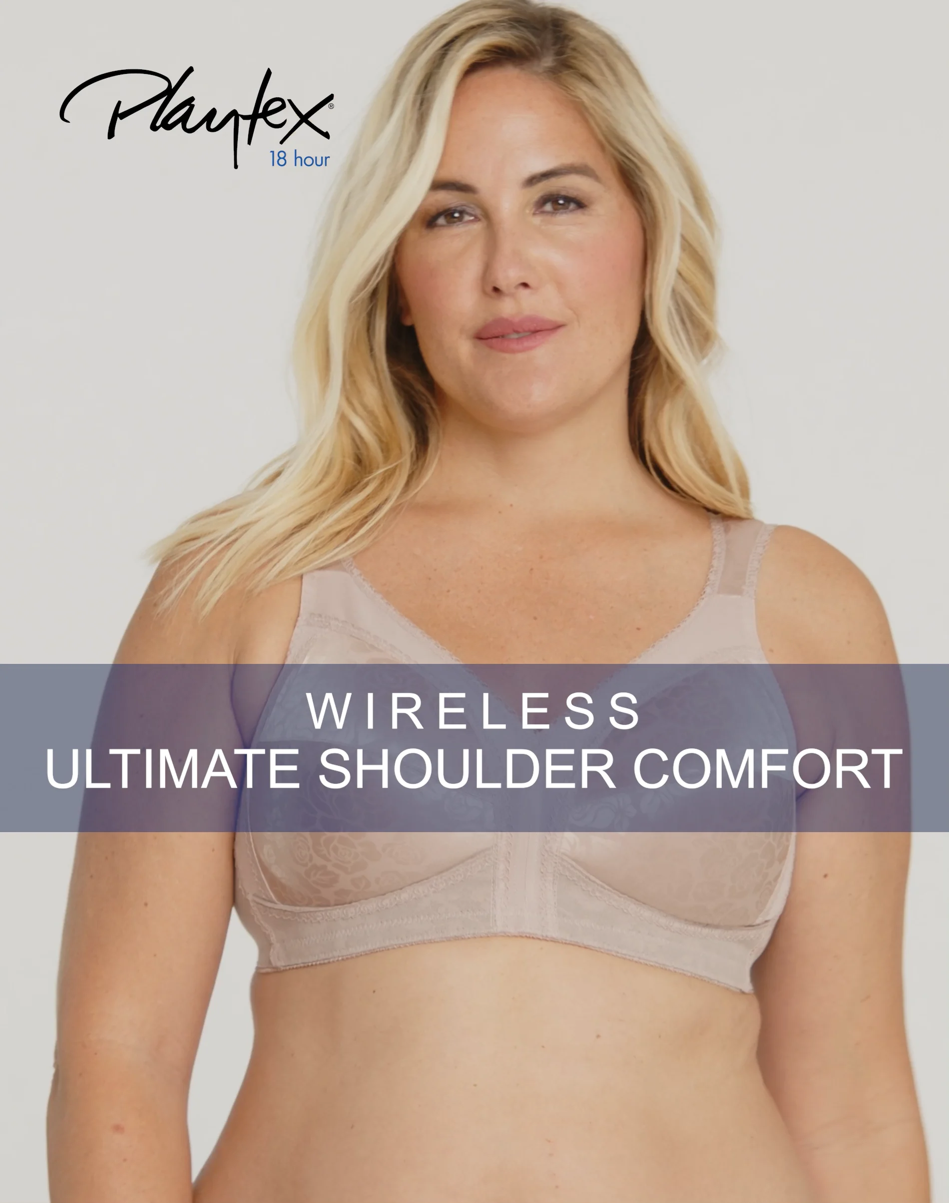 Playtex 18 Hour Ultimate Shoulder Comfort Wireless Bra
