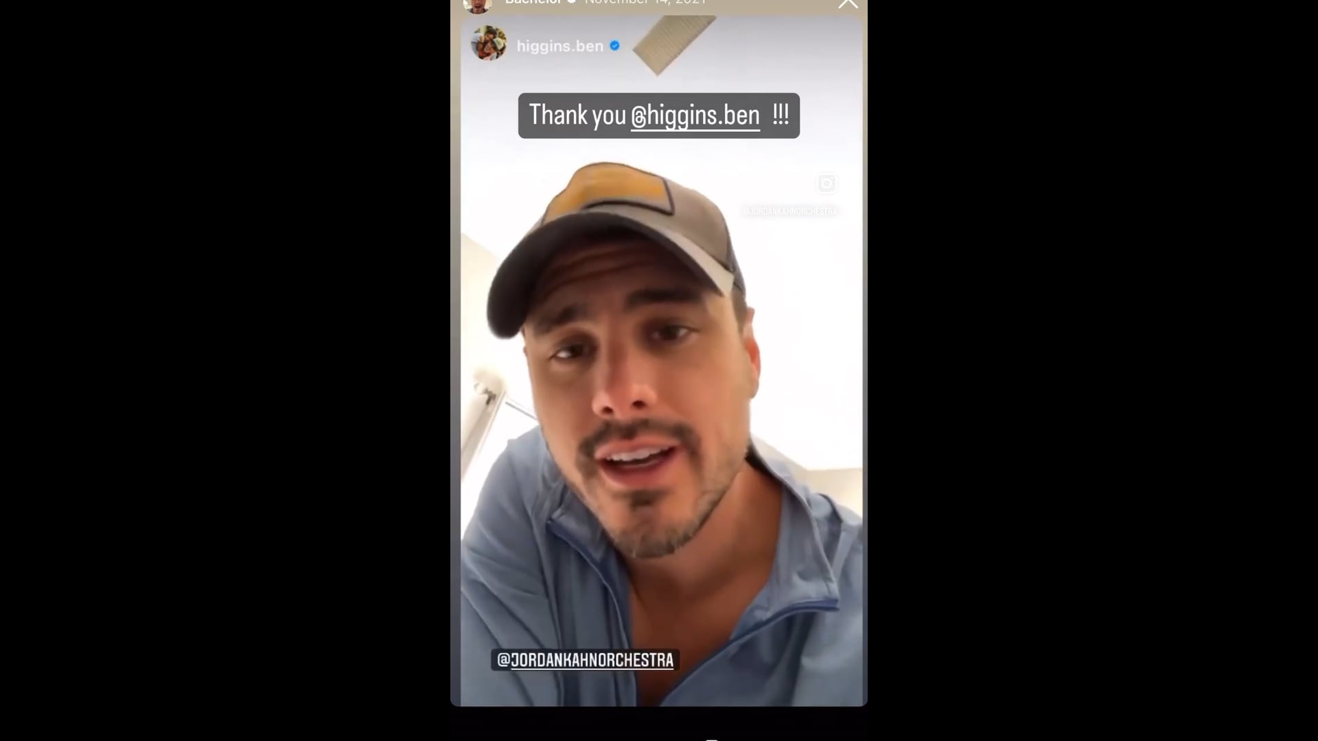 Ben Higgins - The Bachelor - 1,100,000 followers