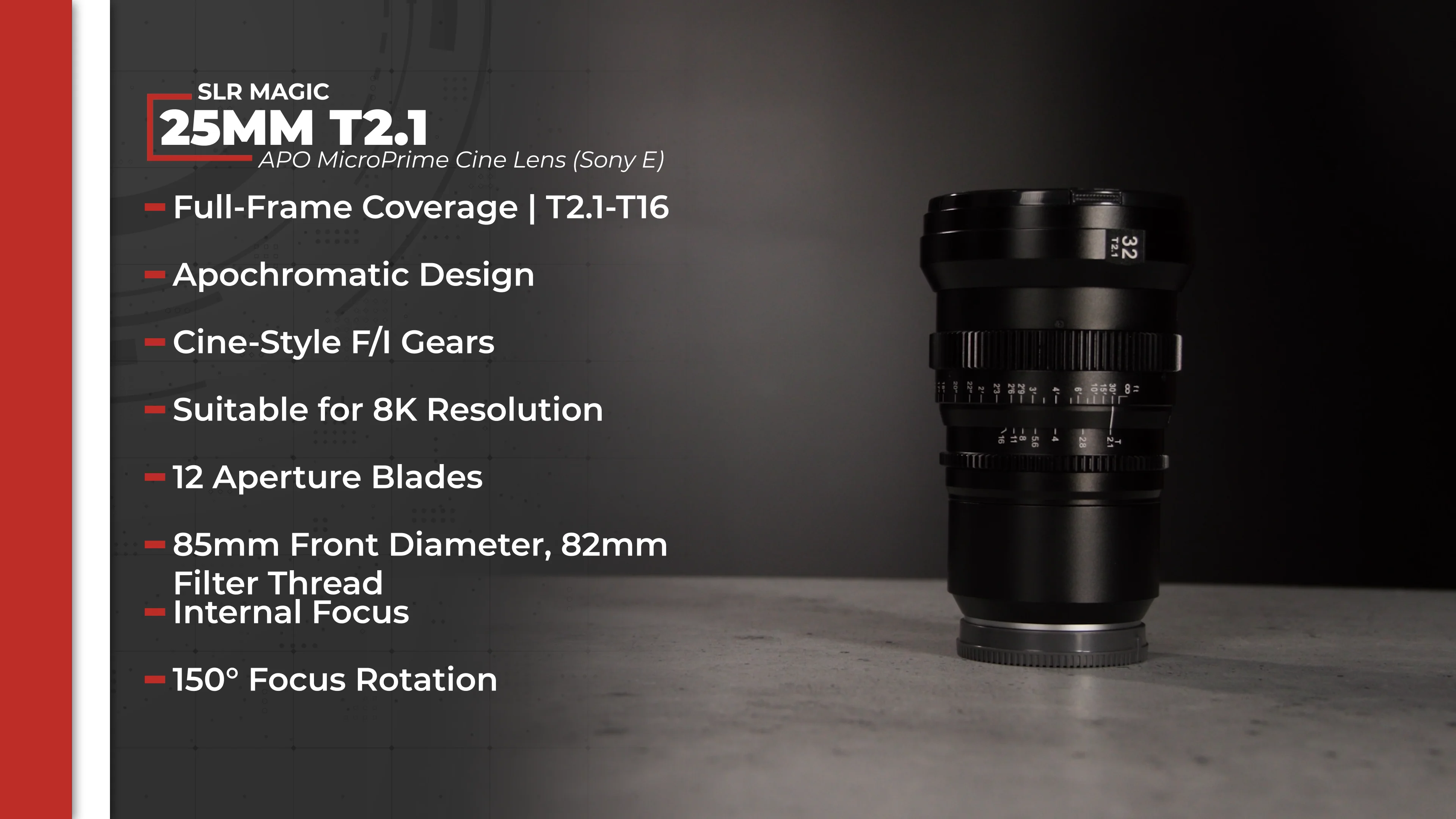 SLR Magic APO MicroPrime Cine 32mm T2.1 Lens SLR-MP32APOEF B&H