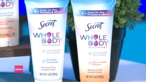 Secret's Whole Body Deodorant Collection