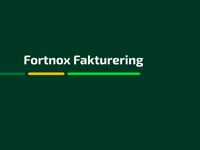 Fortnox Fakturering