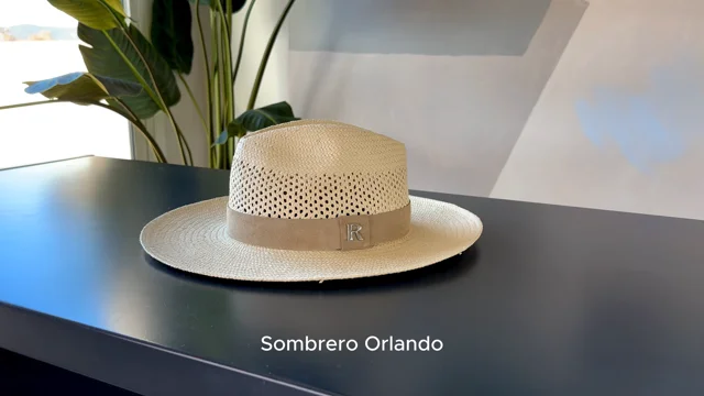 Sombrero Fedora Mujer Papel Reciclado - Orlando