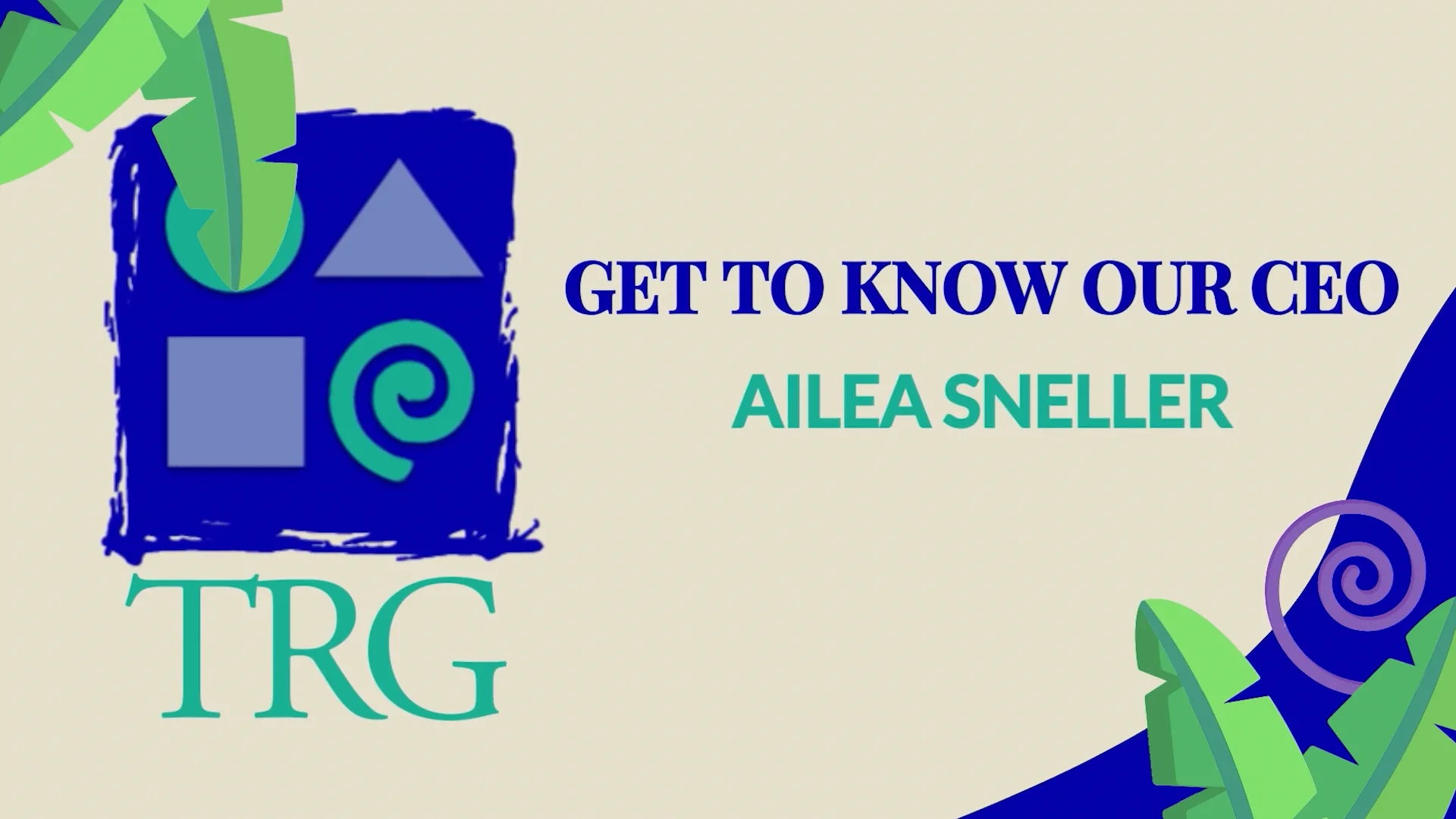 CEO Announcement - TRG, Inc.