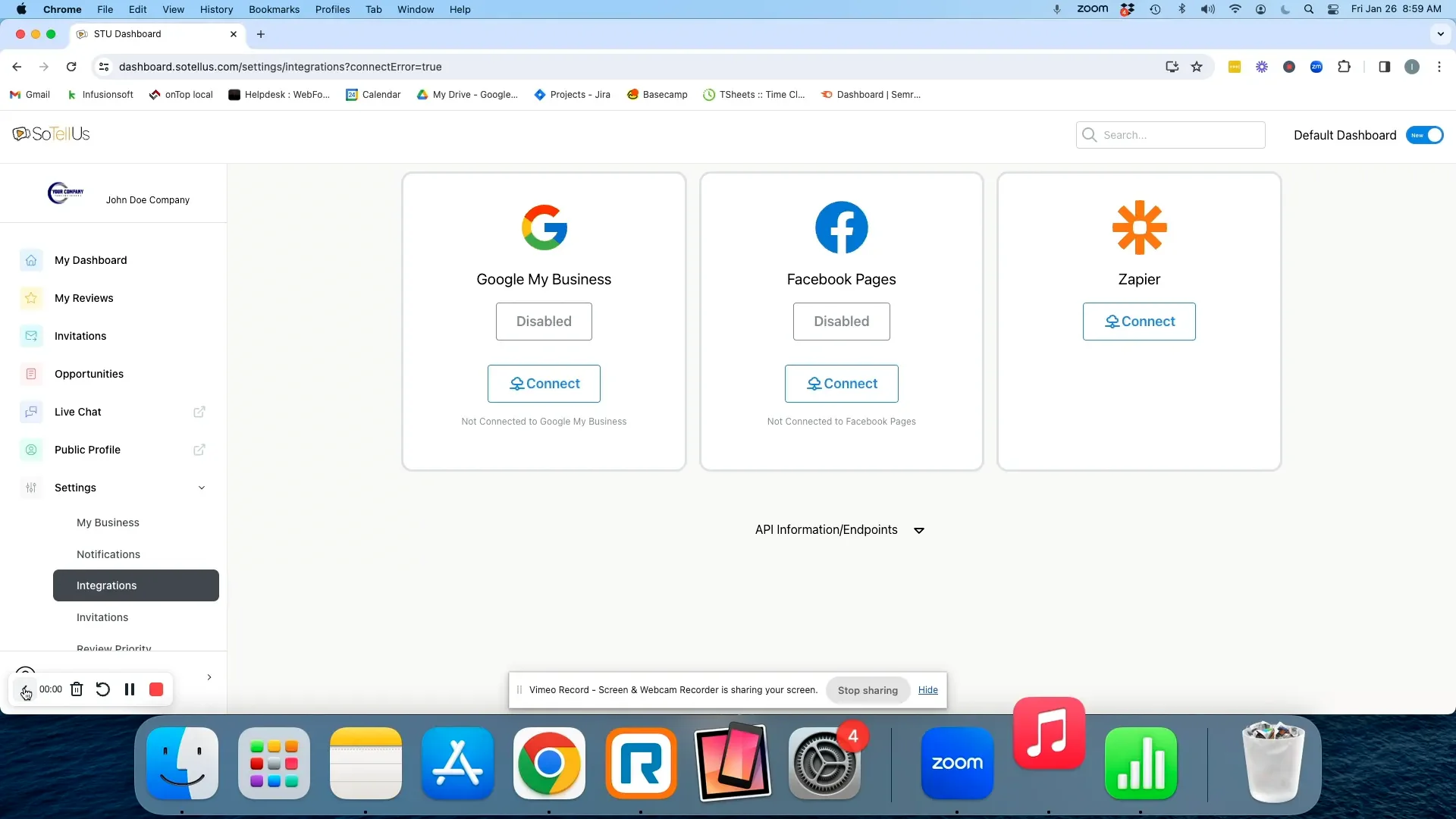 How to Connect to Google on Vimeo