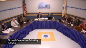 The School Committee met on Tuesday night at the District Education Center.