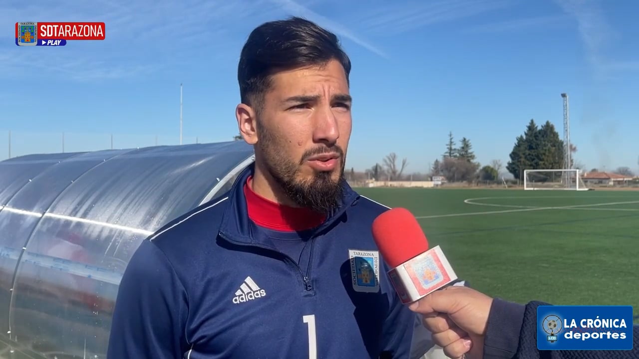 SALVI CARRASCO (Jugador SD Tarazona) Declaraciones tras sus primeros días como jugador del Tarazona y Previa del SD Tarazona - Real Unión Club / Fuente: Facebook SD Tarazona