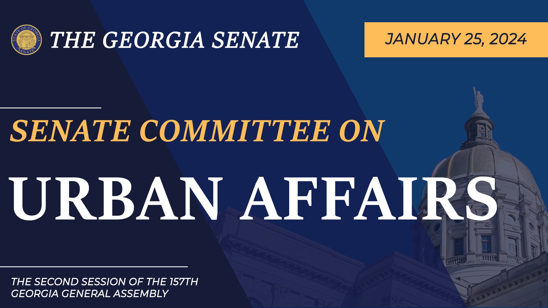 1/25/2024 Senate Committee on Urban Affairs (pt. 2)