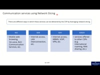 Services using Network Slicing