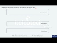 Network of communication services by multiple NSIs