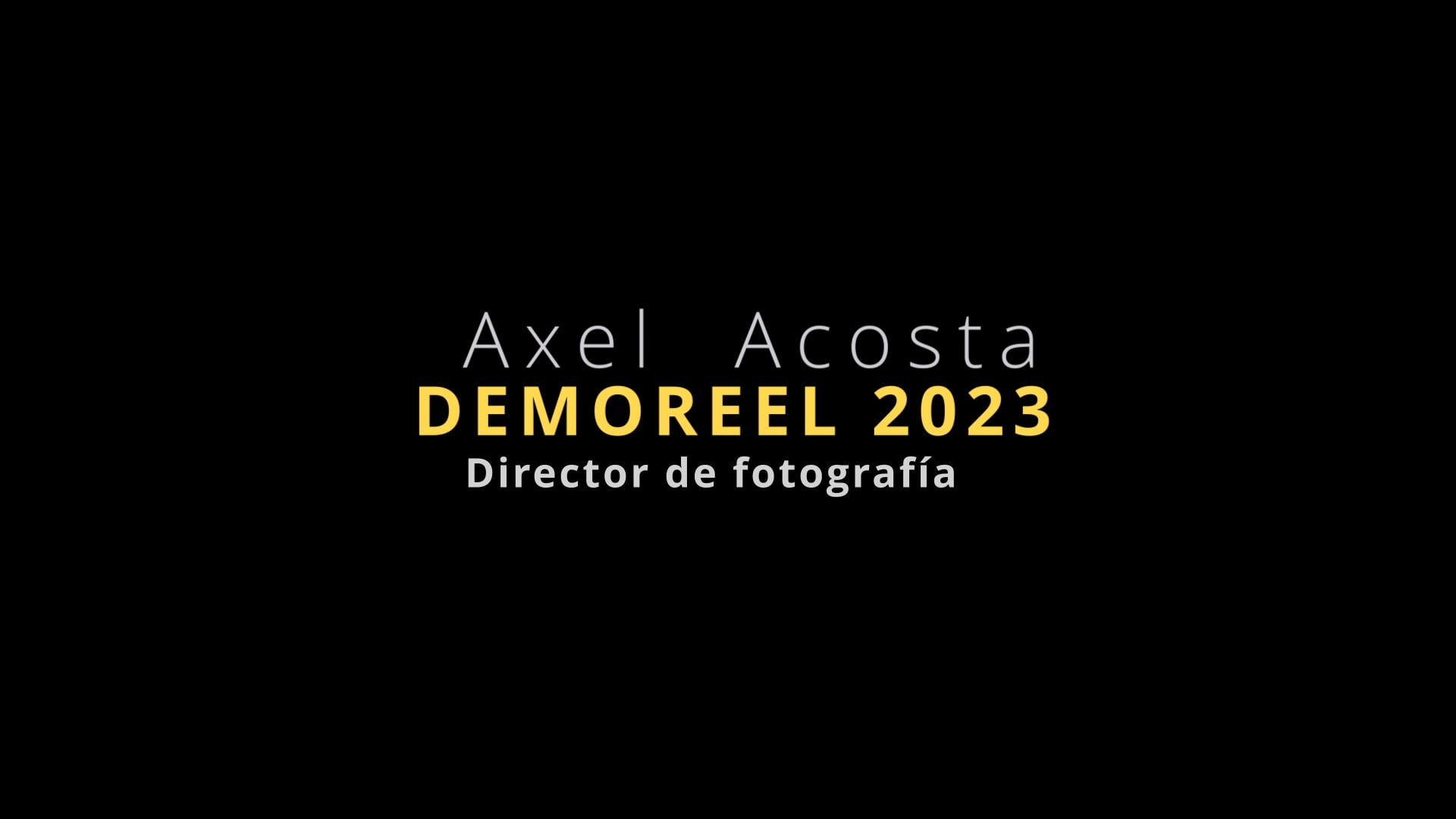 Demo reel 2023