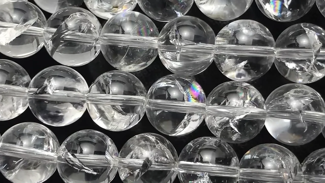 レインボークリスタル ラウンド12mm 1連｜天然石ビーズの卸問屋・通販
