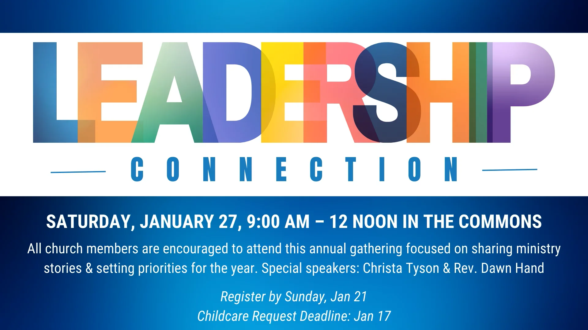 Leadership Connection Jan 2024 on Vimeo