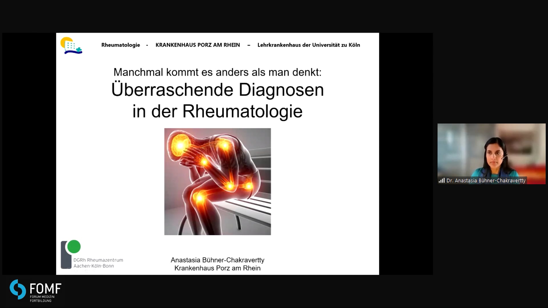 Manchmal kommt es anders als man denkt - überraschende Diagnosen in der Rheumatologie