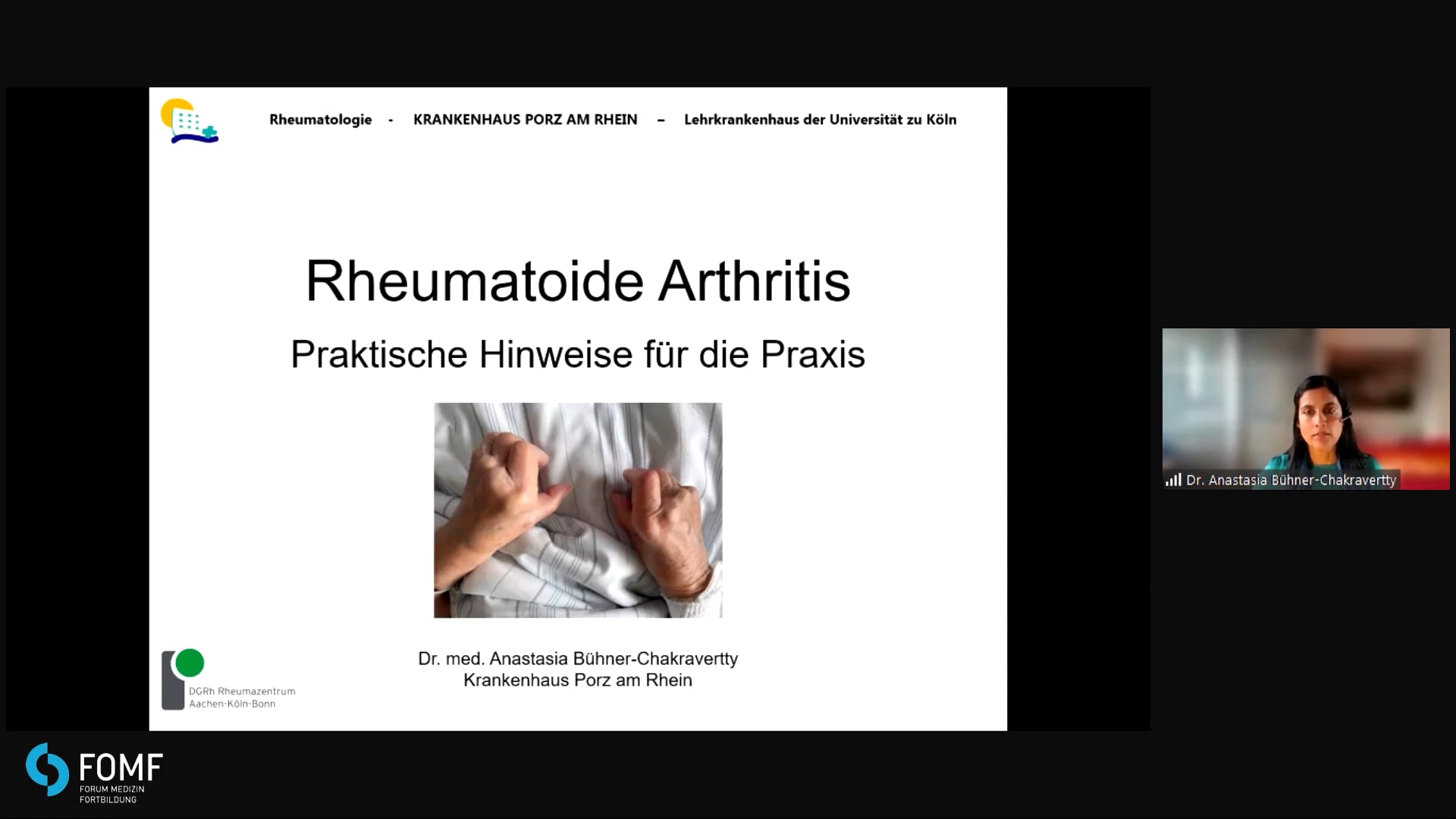 Rheumatoide Arthritis: Praktische Hinweise für die Praxis