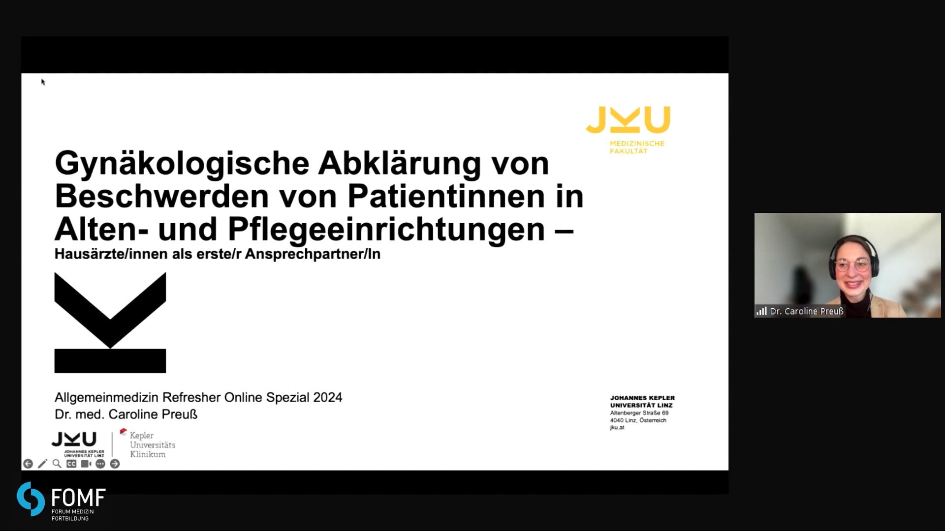 Gynäkologische Abklärung von Beschwerden von Patientinnen in Alten- und Pflegeeinrichtungen – Der Hausarzt als 1. Ansprechpartner