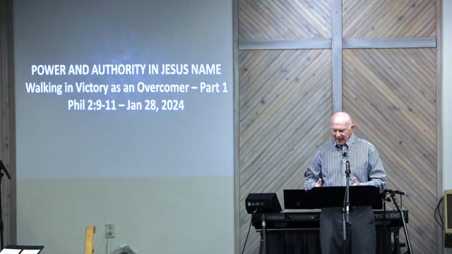 Power And Authority In Jesus Name - Series: Walking in Victory as an Overcomer 2023, Part 1 - Date: 2024-01-28