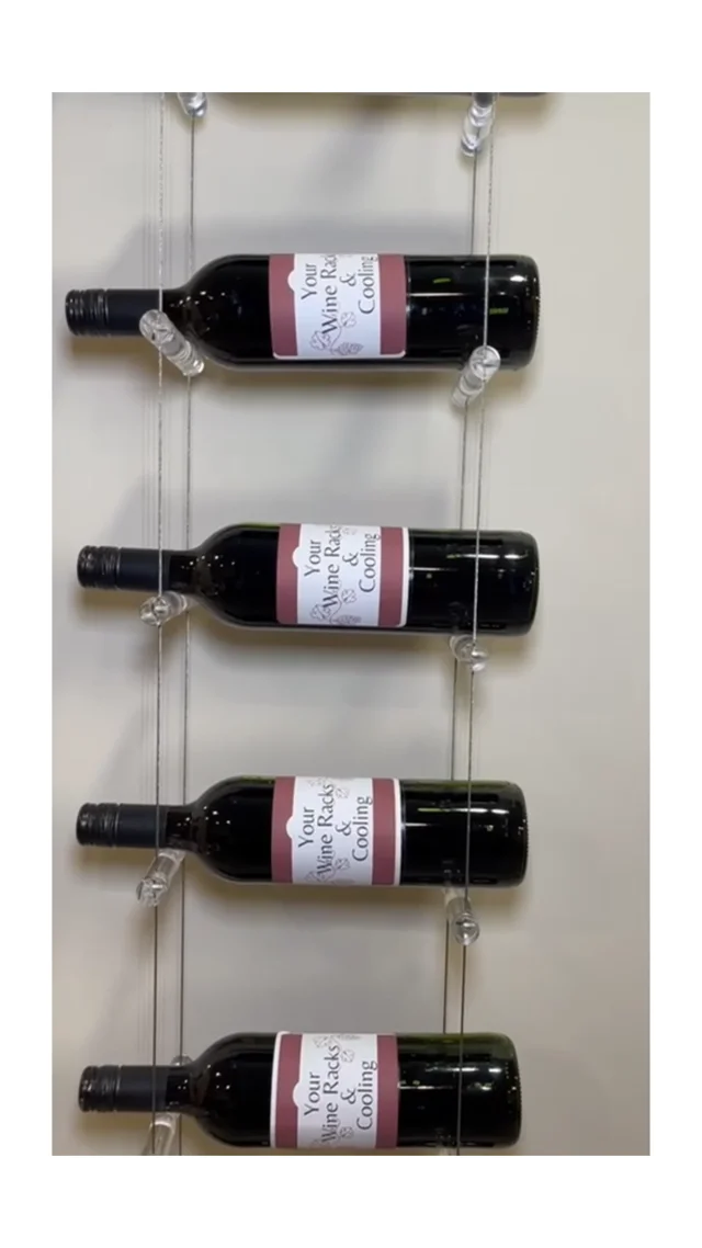 Invisible discount wine rack