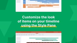 Customize the look of items on your timeline using the Style Pane | Office Timeline Fundamentals