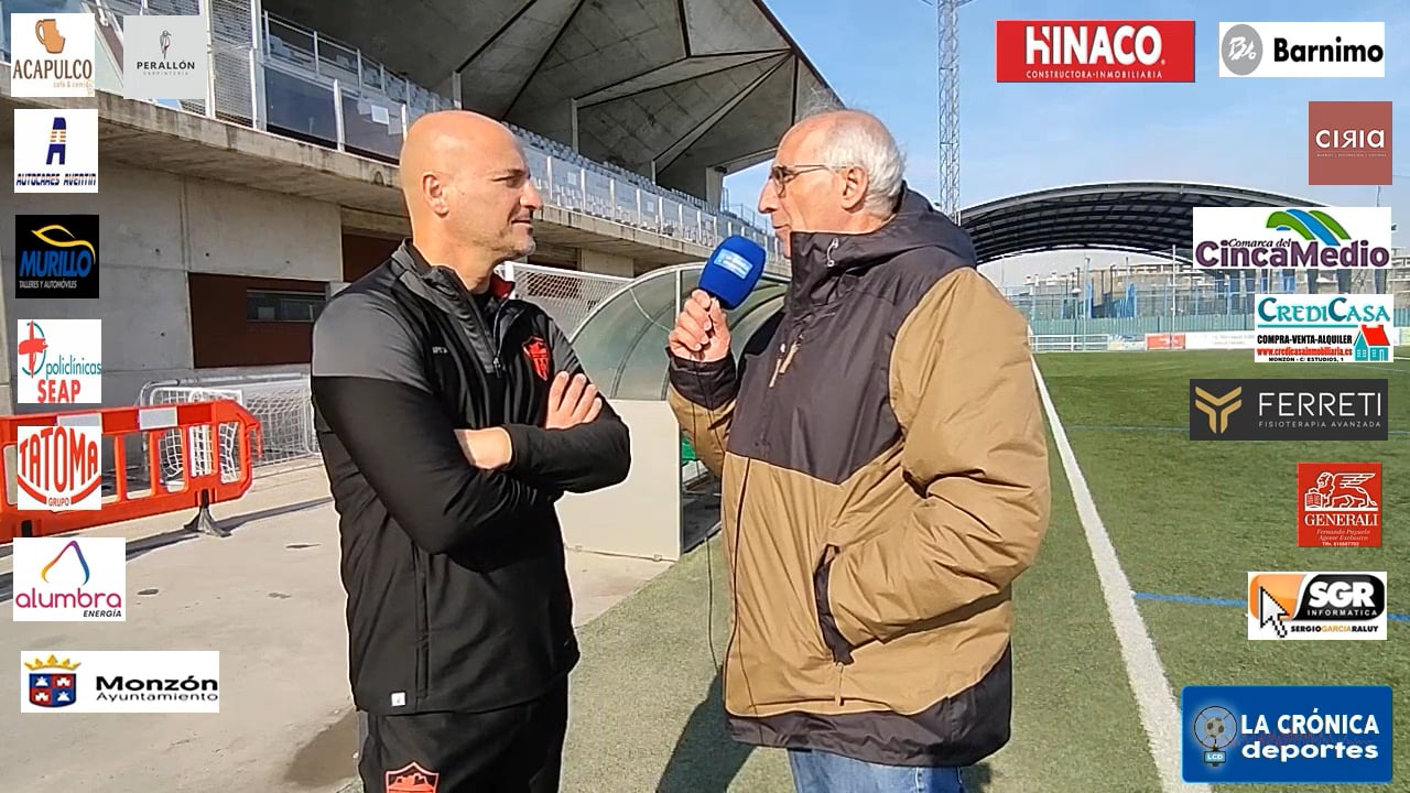 ISMAEL  MARIANI (Entrenador Monzón) Cuarte 2-0 At.Monzón Alumbra / J 18 / 3ª División