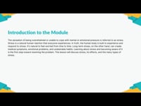 Module 01: Stress Fundamentals: An Overview