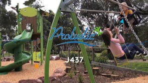 1 siège duo, 1 siège plat J437 aires de jeux jeux classiques balançoires / portiques vidéo