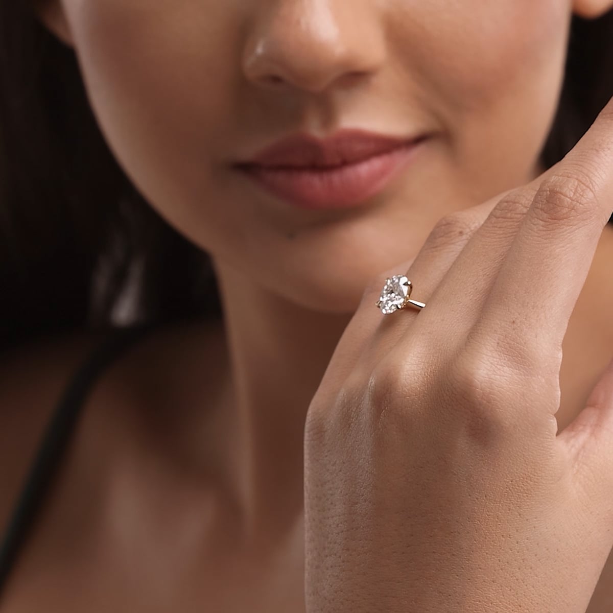 product video for 2 ctw Oval Lab Grown Diamond Petite Solitaire Engagement Ring