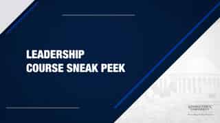 Video preview for Georgetown | Leadership | Course Sample