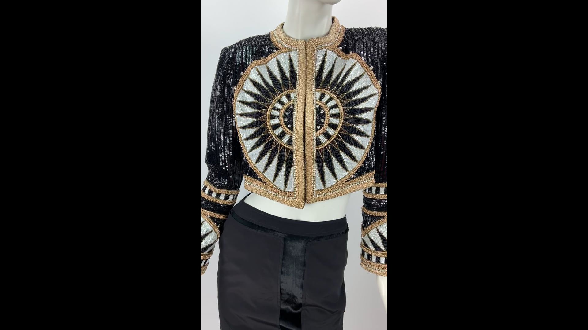 80～90s Bob mackie fishes & dots pattern silk shirt | 古着屋