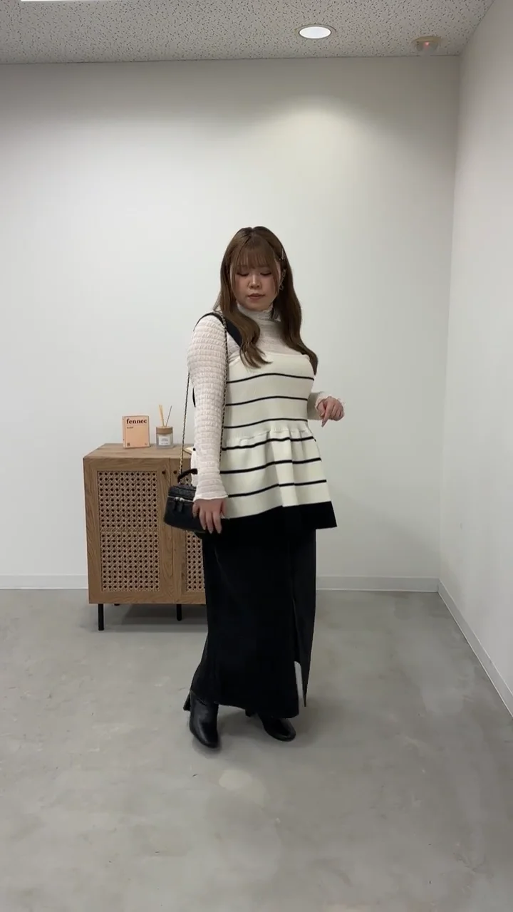 ペプラムバルーンビスチェ[セットアップ可能]