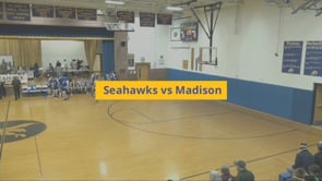 BRHS Boys Basketball Seahawks vs Madison