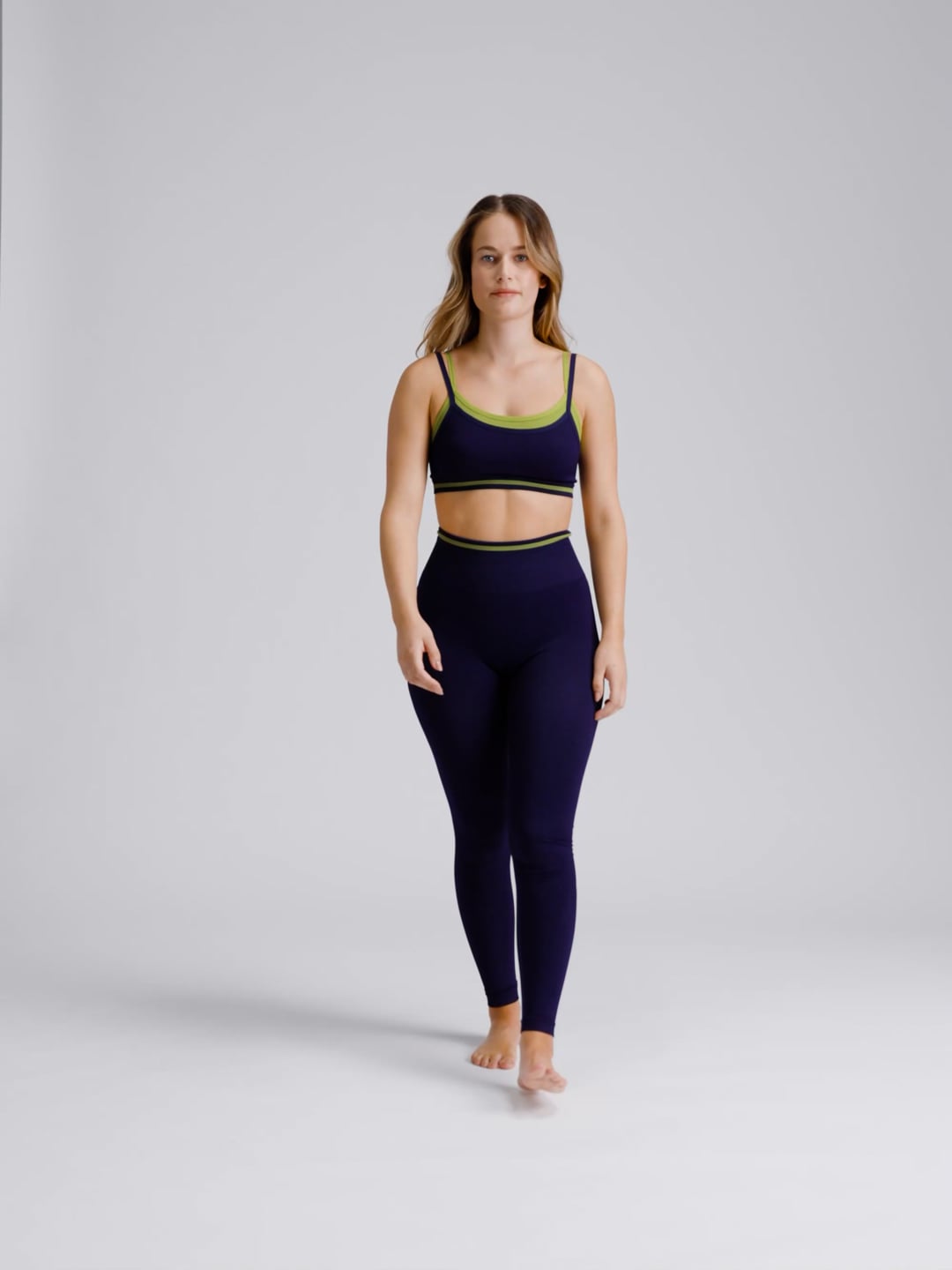 טייץ seamless בגזרה גבוהה אורך 25”
