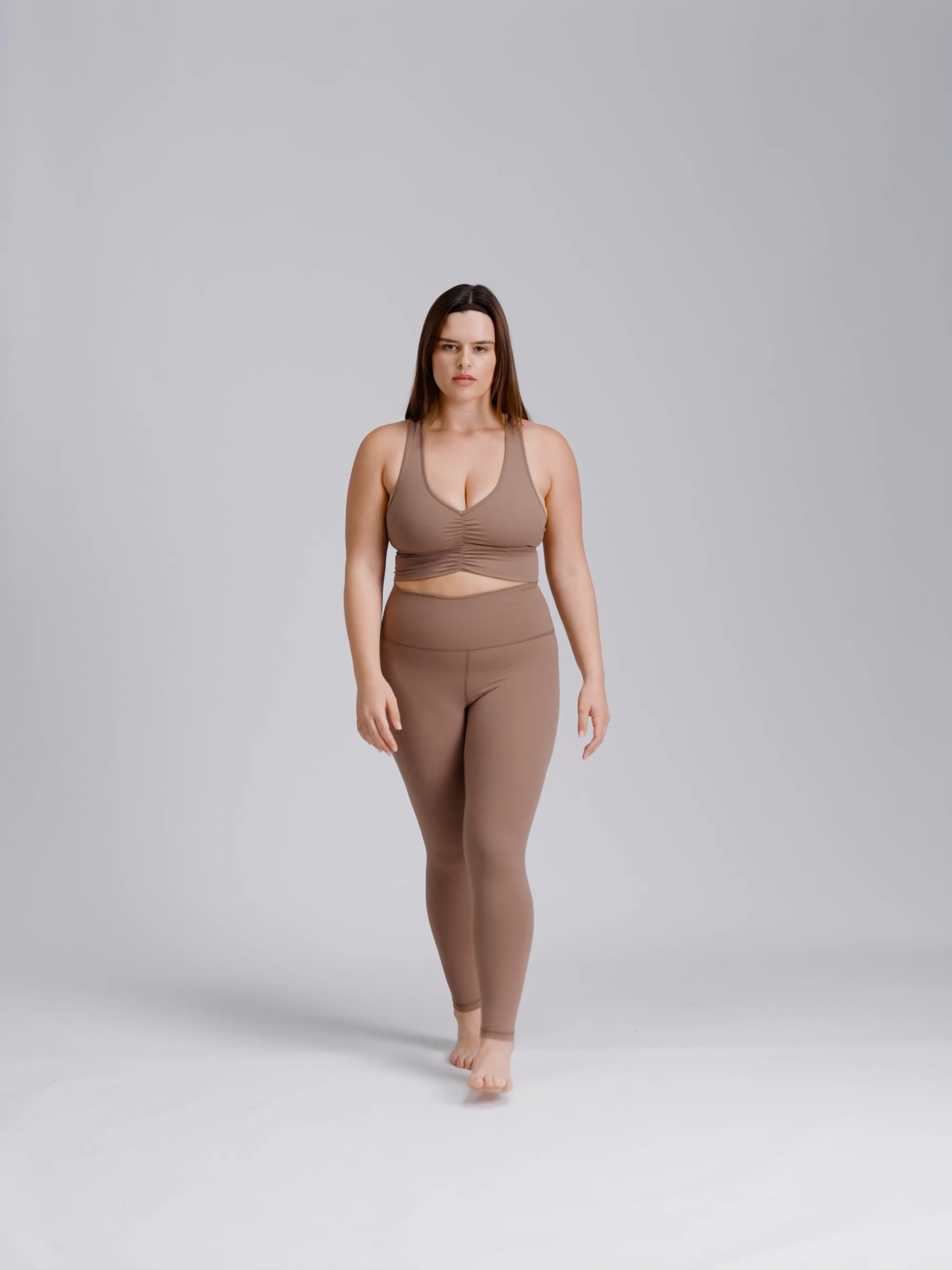 טייץ בגזרה גבוהה אורך ”25 מבד ilios