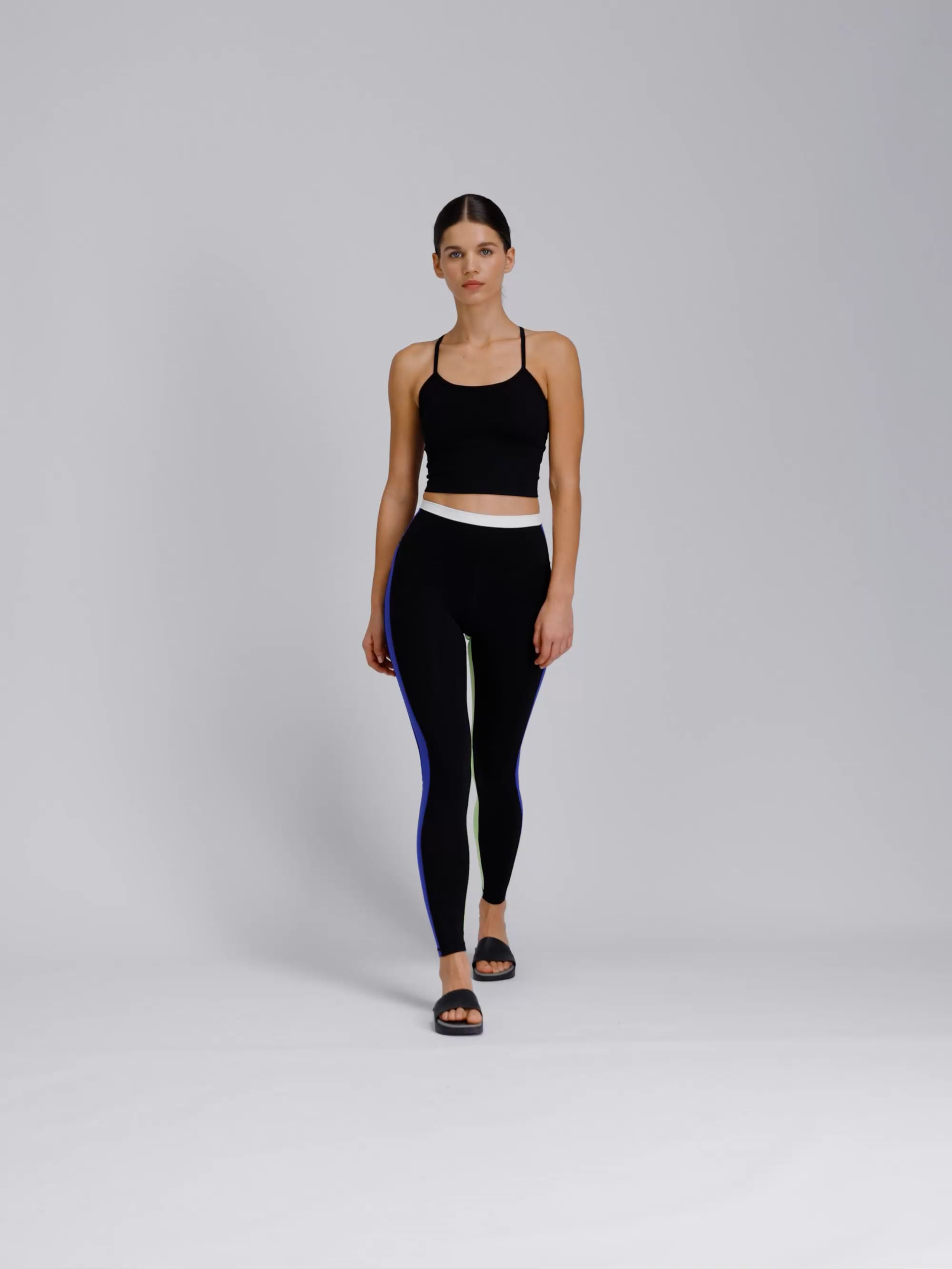 גופיית קרופ עם חזיה מובנית גב Y מבד ilios