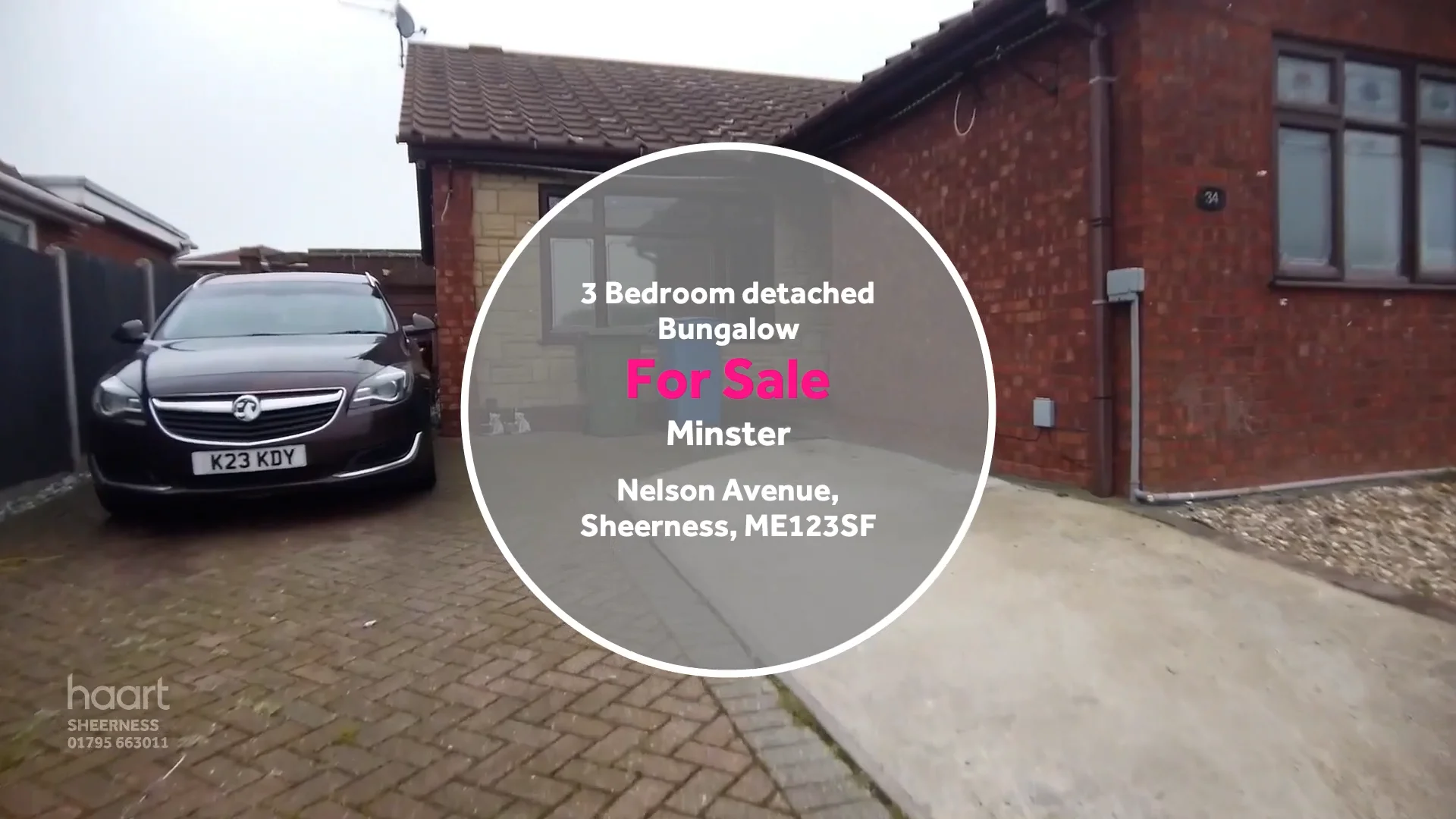 Virtual Viewing of Nelson Avenue, Sheerness, 3 bedroom Bungalow For Sale from haart estate