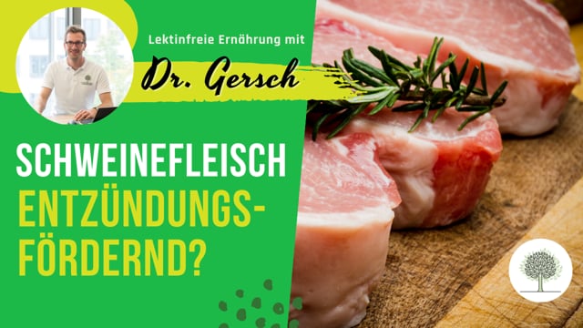 Video: Ist Schweinefleisch immer entzündungsfördernd? 