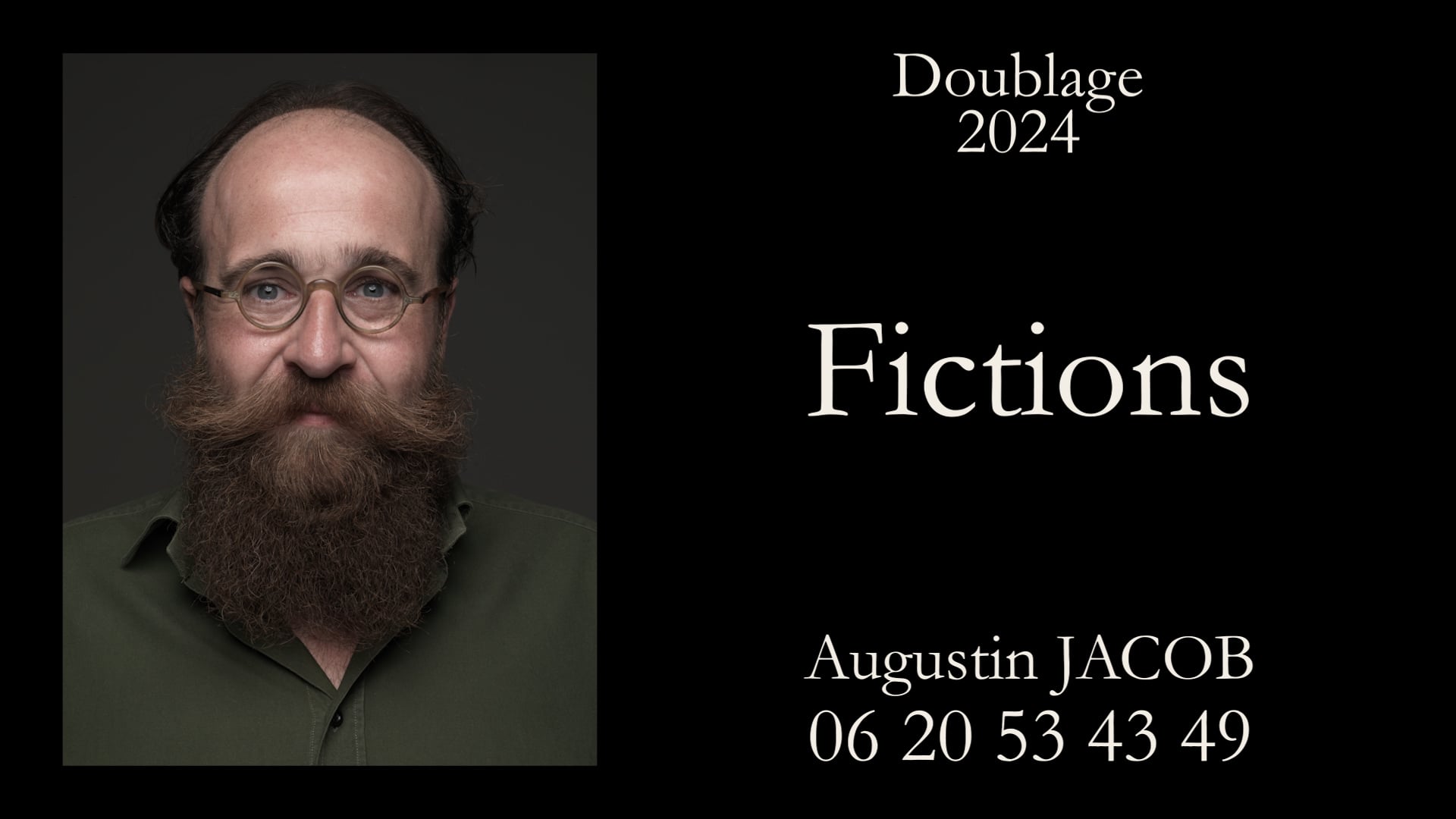 Vidéo 2024 02 - Augustin JACOB - Bande Démo Doublage Fiction