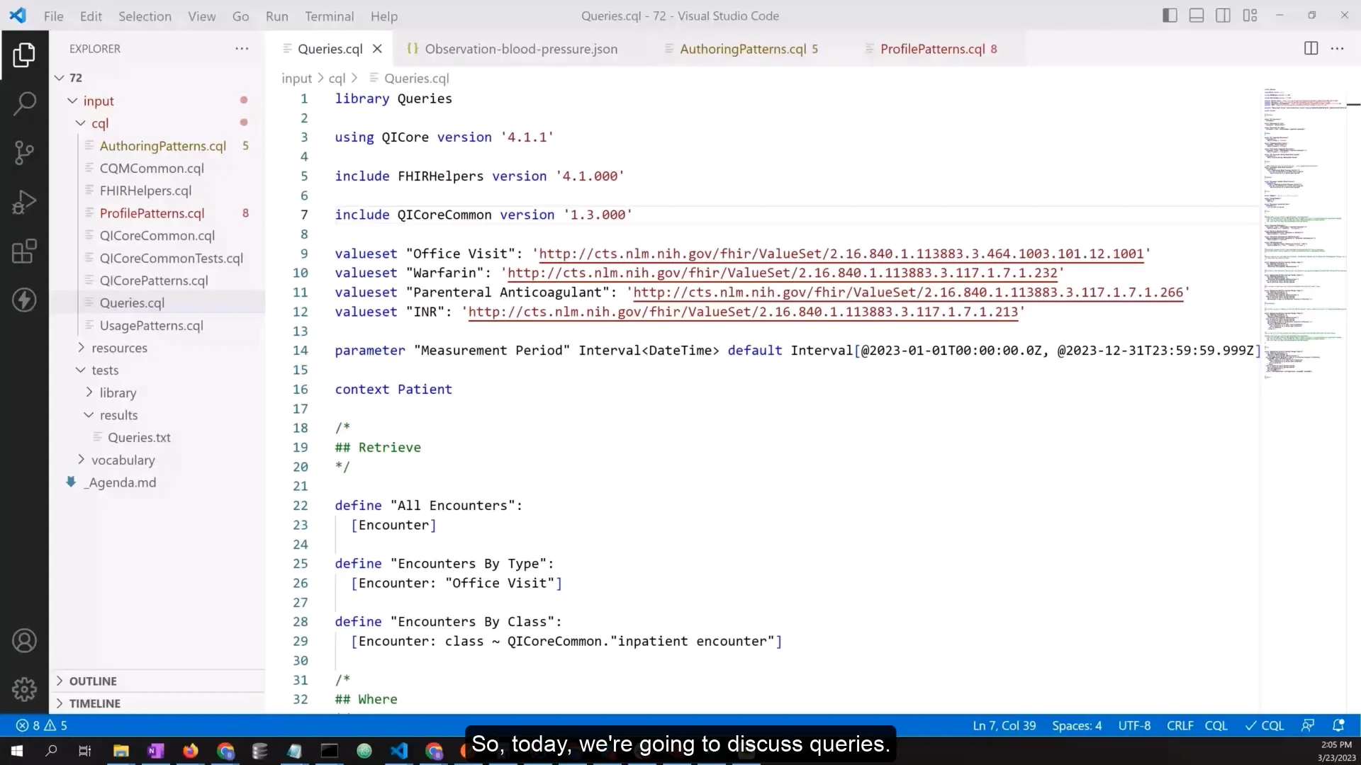 FHIR QICore CQL - Retrieve (Bryn Rhodes) on Vimeo